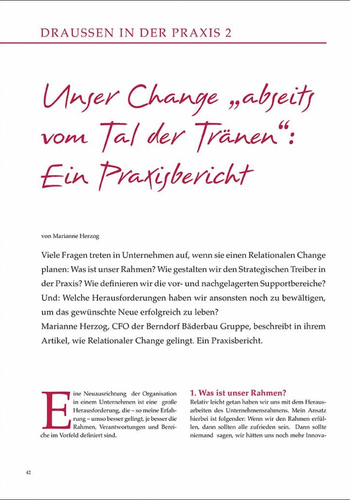 Unser Change „abseits vom Tal der Tränen“: Ein Praxisbericht