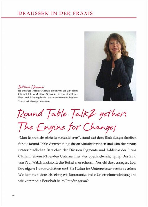 Round Table Talk2 gether: The Engine for Changes