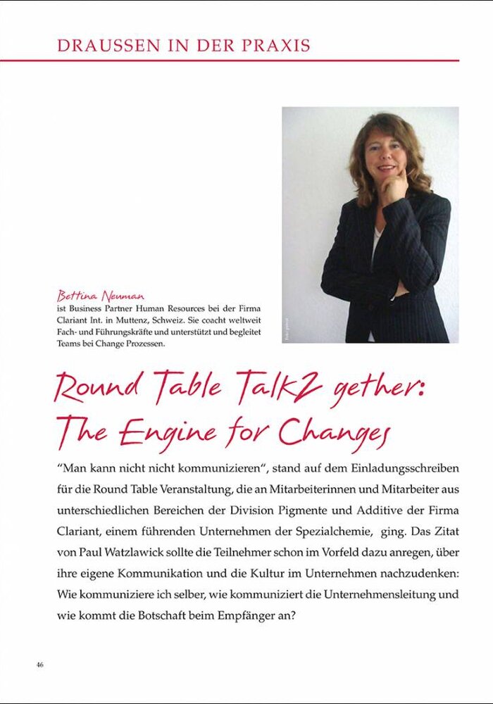 Round Table Talk2 gether: The Engine for Changes