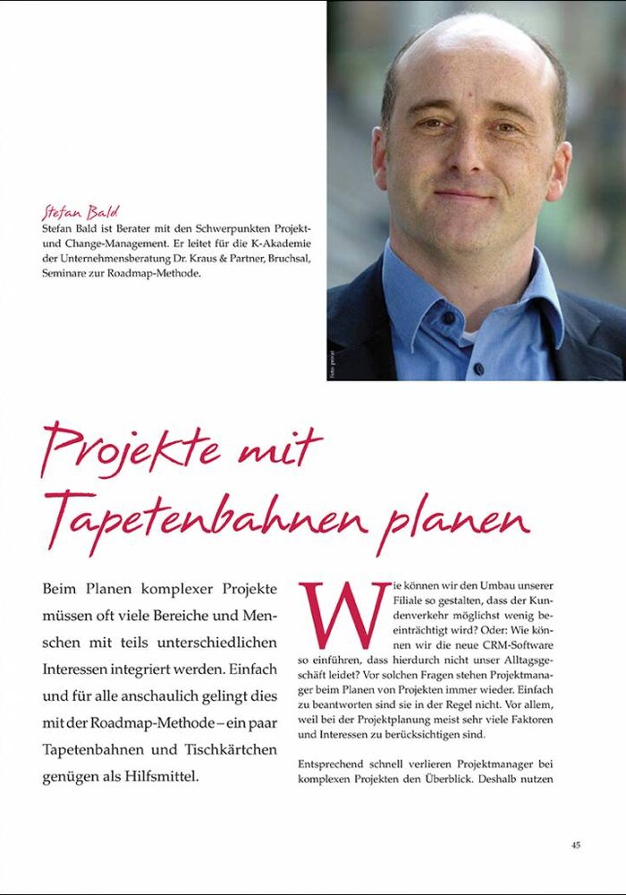 Projekte mit Tapetenbahnen planen