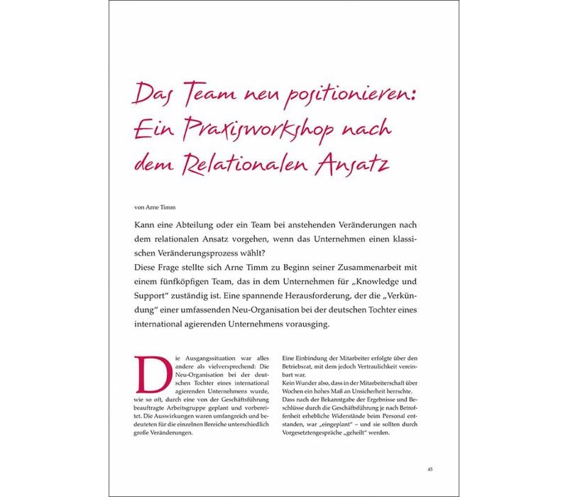 Das Team neu positionieren: Ein Praxisworkshop nach dem Relationalen Ansatz