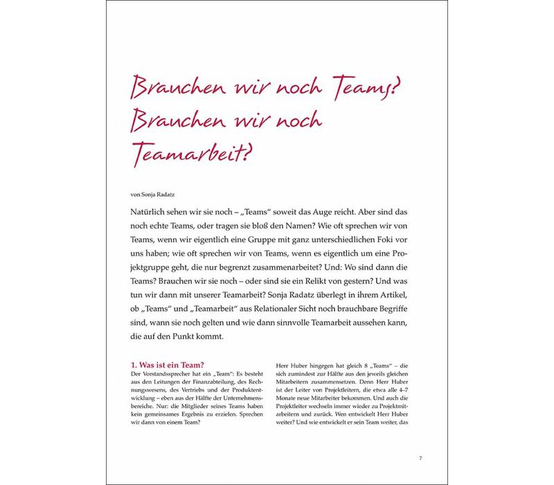 Brauchen wir noch Teams? Brauchen wir noch Teamarbeit?