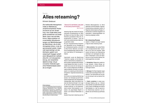 Alles reteaming?