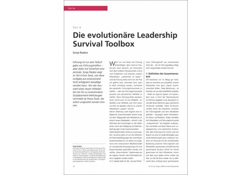 Die evolutionäre Leadership Survival Toolbox