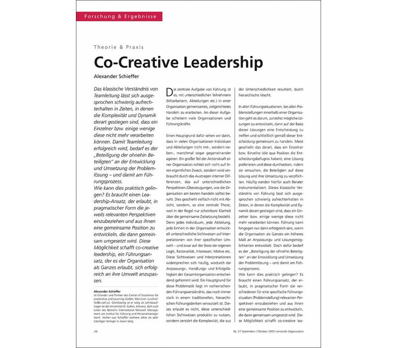 Co-Creative Leadership