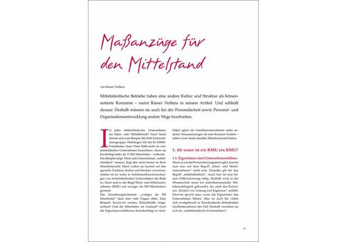 Maßanzüge für den Mittelstand Maßanzüge für den Mittelstand