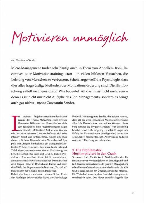 Motivieren unmöglich