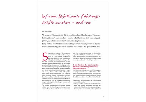 Warum Relationale Führungskräfte coachen – und wie
