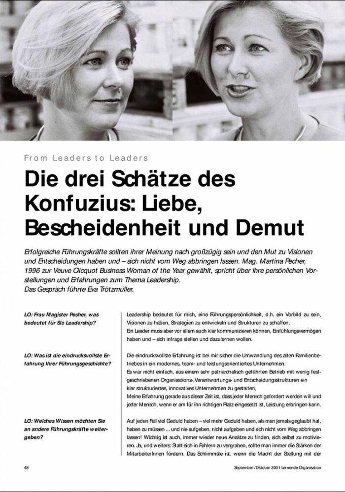 Die drei Schätze des Konfuzius: Liebe, Bescheidenheit und Demut