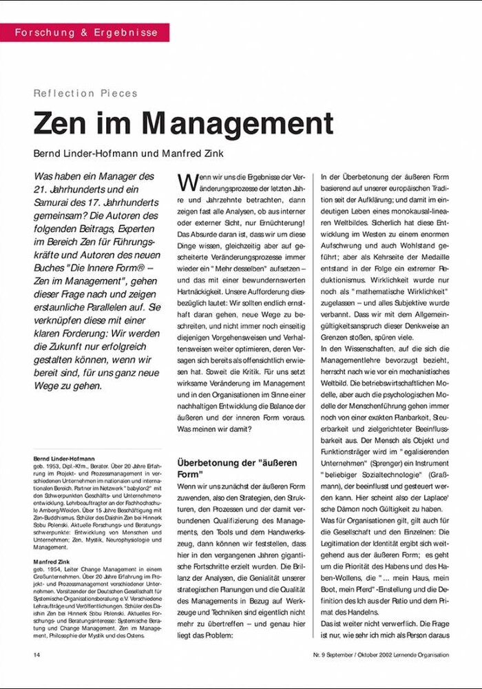 Zen im Management