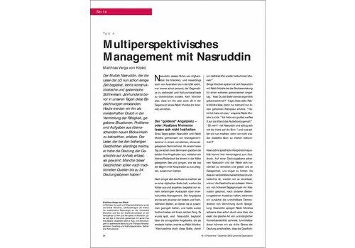 Multiperspektivisches Management mit Nasruddin