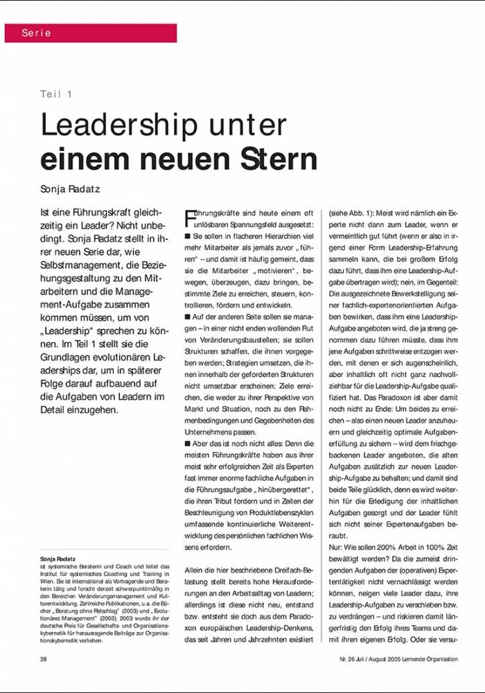 Leadership unter einem neuen Stern