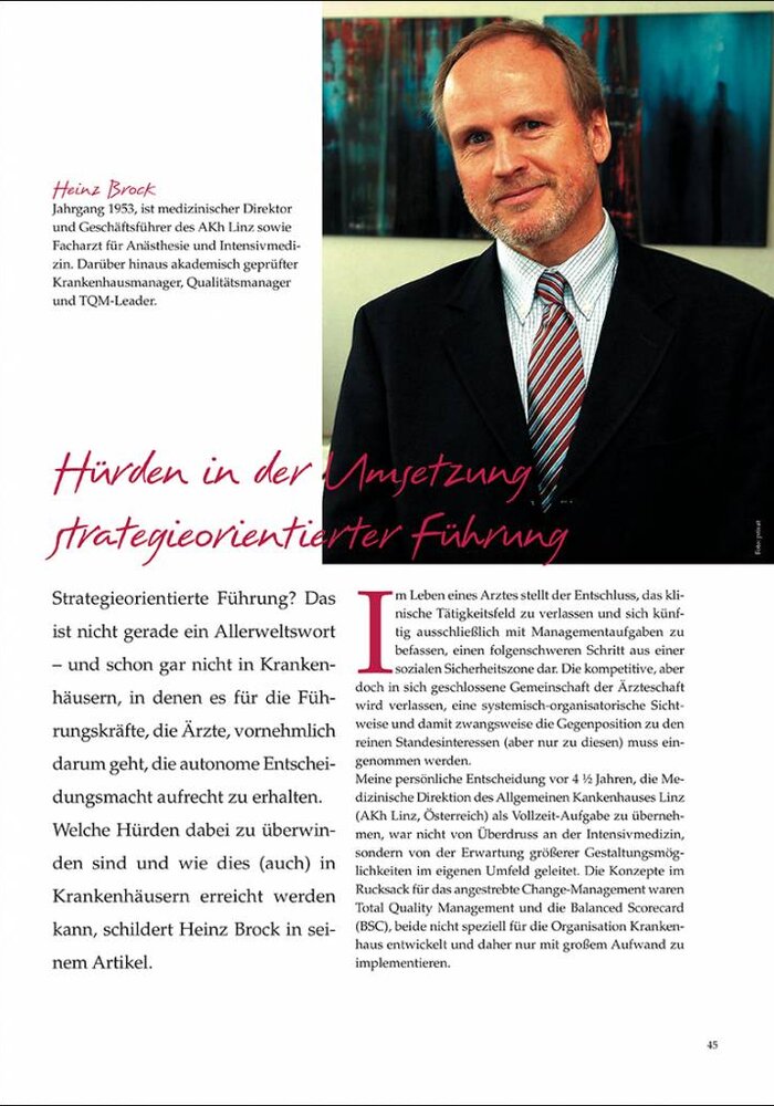 Hürden in der Umsetzung strategieorientierter Führung