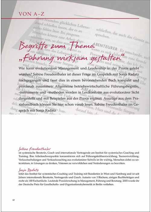 Begriffe zum Thema „Führung wirksam gestalten“