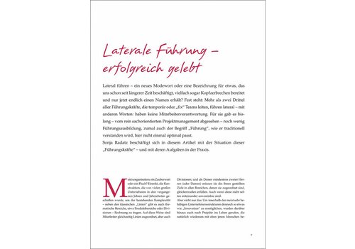 Laterale Führung – erfolgreich gelebt Laterale Führung – erfolgreich gelebt