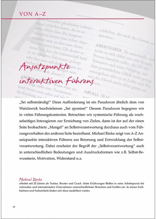 Ansatzpunkte interaktiven Führens