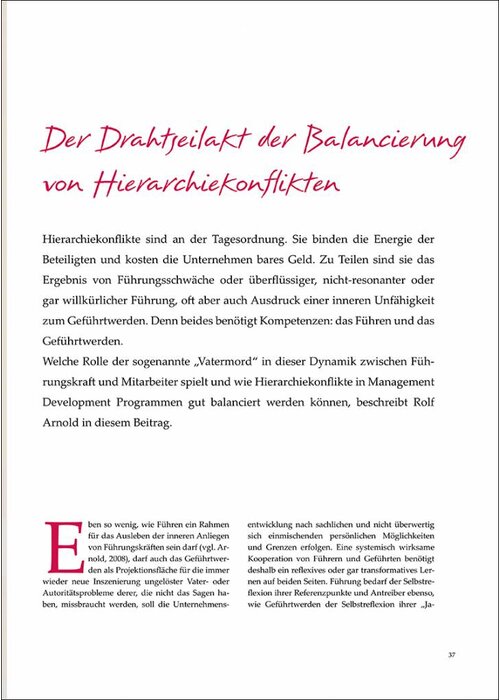 Der Drahtseilakt der Balancierung von Hierarchiekonflikten