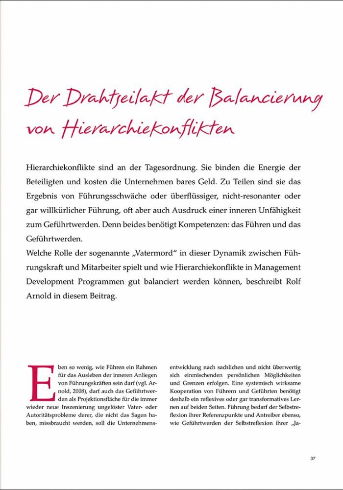 Der Drahtseilakt der Balancierung von Hierarchiekonflikten