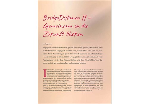 BridgeDistance II – Gemeinsam in die Zukunft blicken