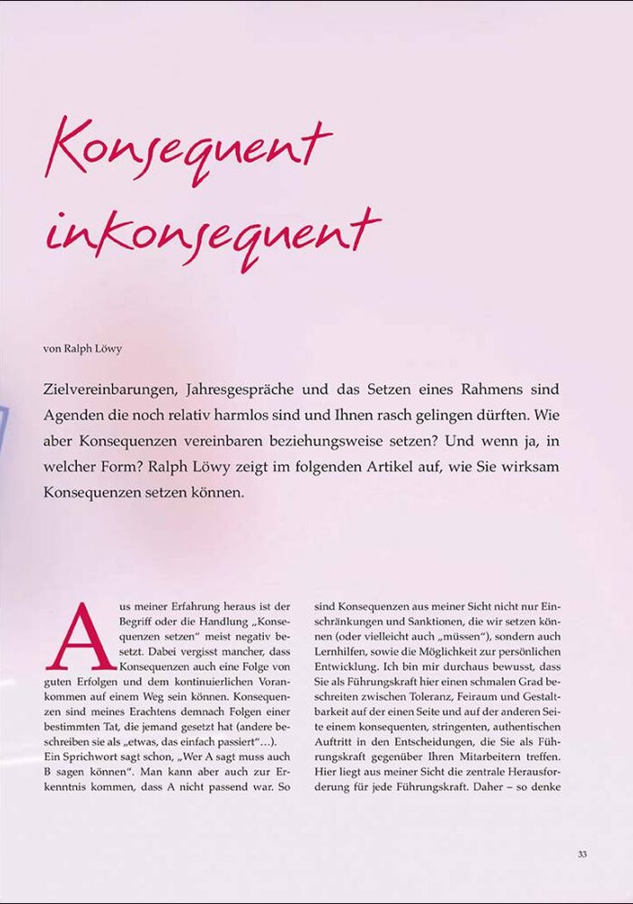 Konsequent inkonsequent