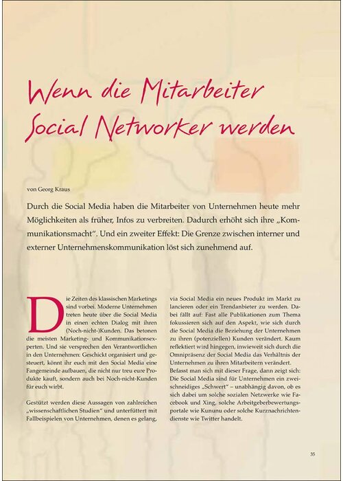 Wenn die Mitarbeiter Social Networker werden
