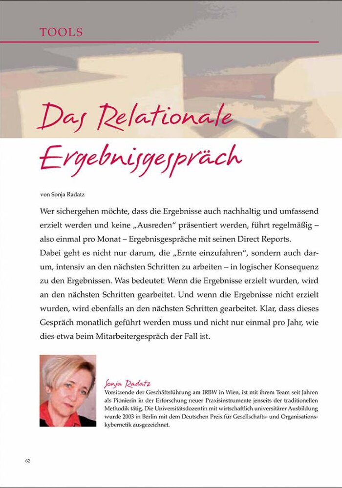 Das Relationale Ergebnisgespräch