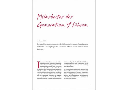 Mitarbeiter der Generation Y führen