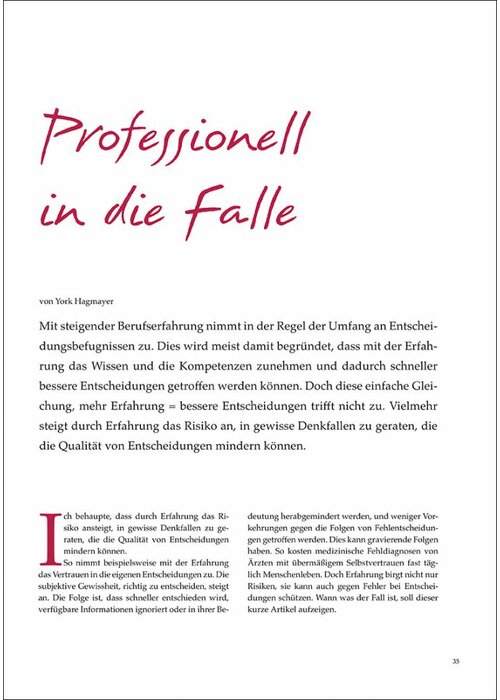 Professionell In Die Falle