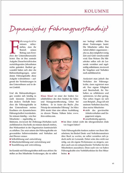 Dynamisches Führungsverständnis?