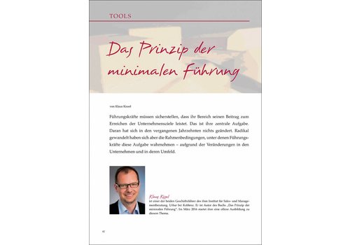 Das Prinzip der minimalen Führung