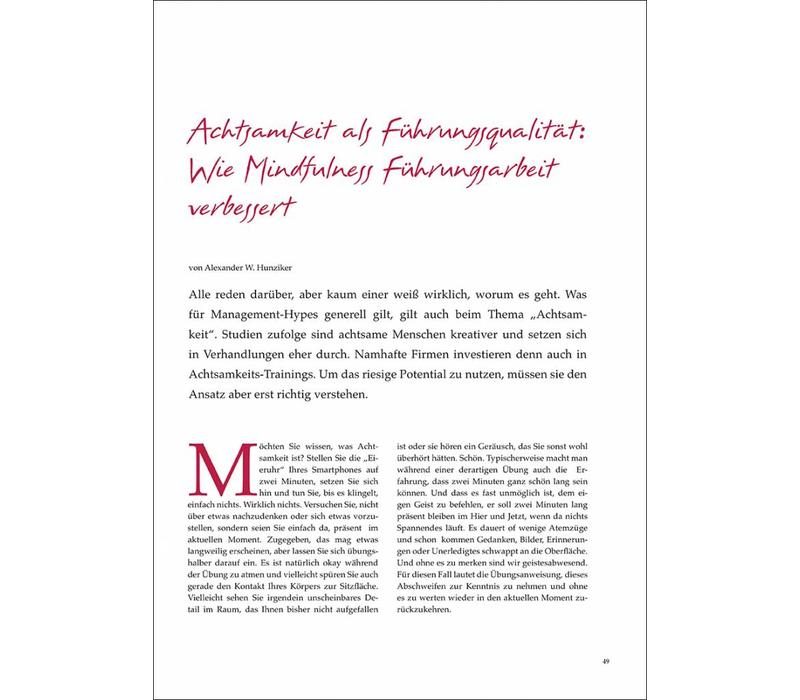 Achtsamkeit als Führungsqualität: Wie Mindfulness Führungsarbeit verbessert