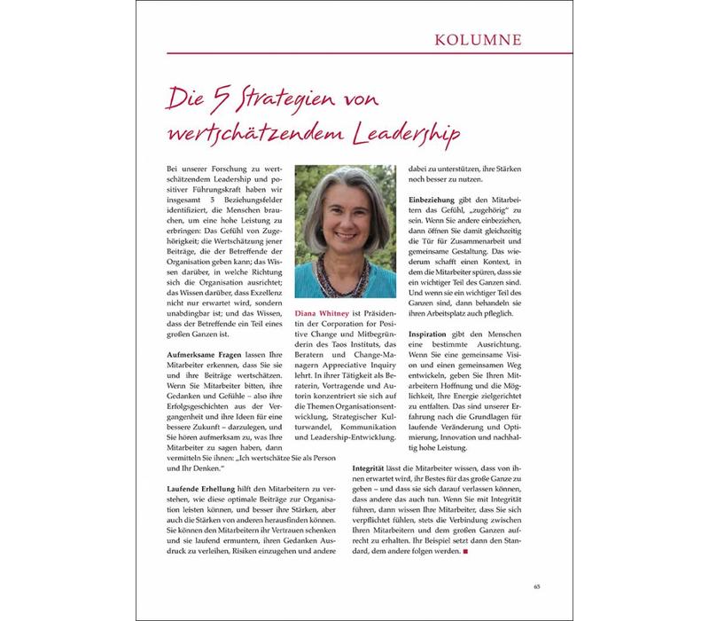 Die 5 Strategien von wertschätzendem Leadership