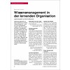 Wissensmanagement in der lernenden Organisation