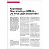 Knowledge Flow Meetings (KFM©) – Die neue Logik des Lernens