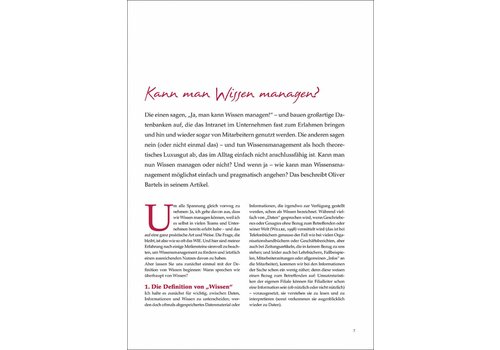 Kann man Wissen managen?