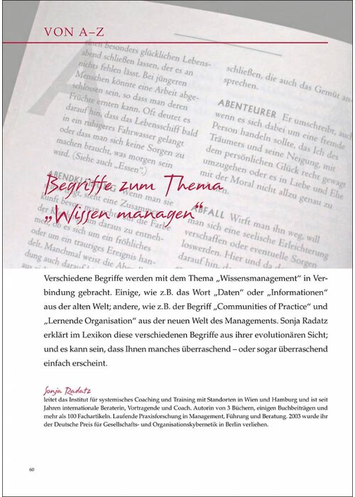 Begriffe zum Thema "Wissen managen"