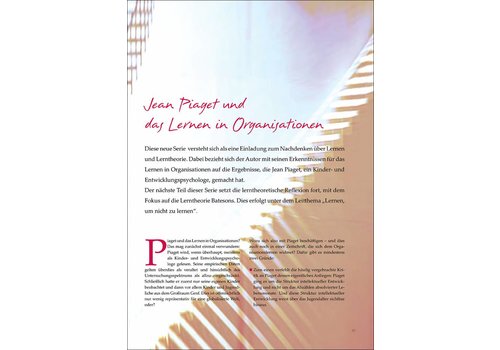 Jean Piaget und das Lernen in Organisationen