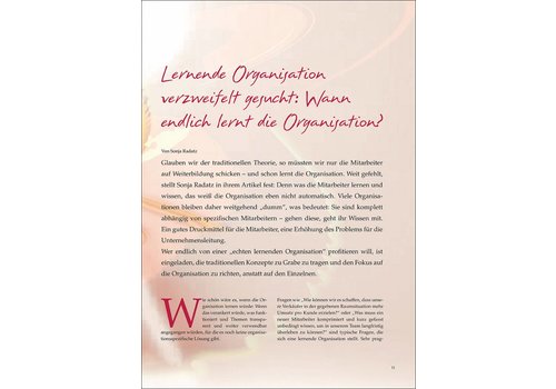 Wann endlich lernt die Organisation?