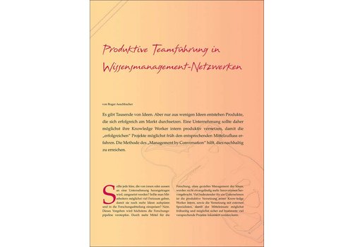 Produktive Teamführung in Wissensmanagement-Netzwerken