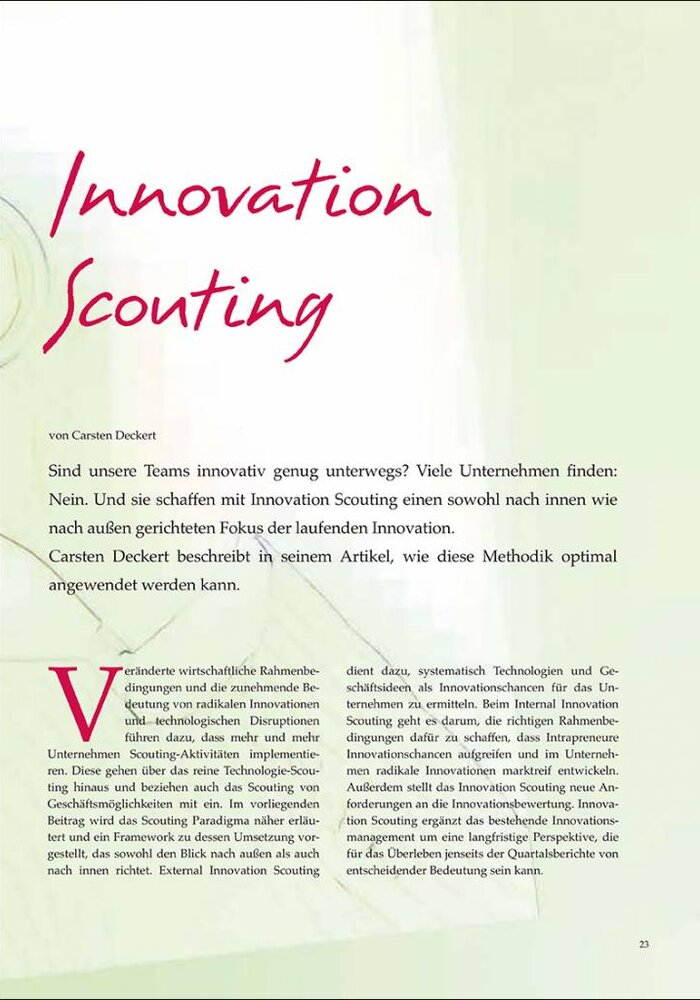 Innovation Scouting
