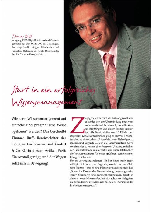 Start in ein erfolgreiches Wissensmanagment