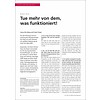 Tue mehr von dem, was funktioniert!