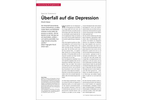 Überfall auf die Depression