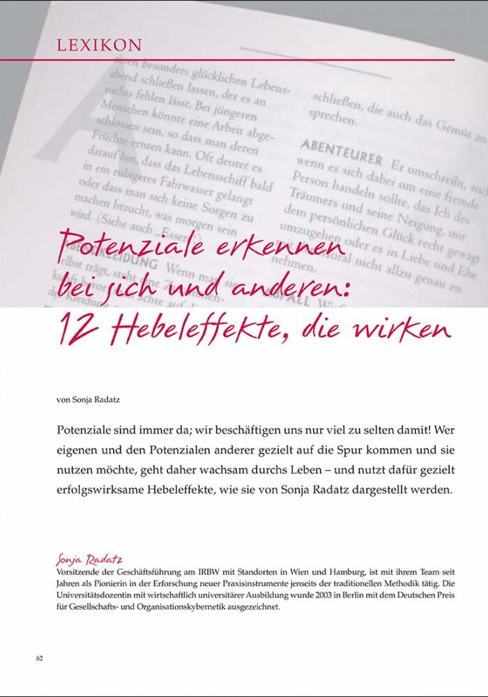 Potenziale erkennen bei sich und anderen: 12 Hebeleffekte, die wirken