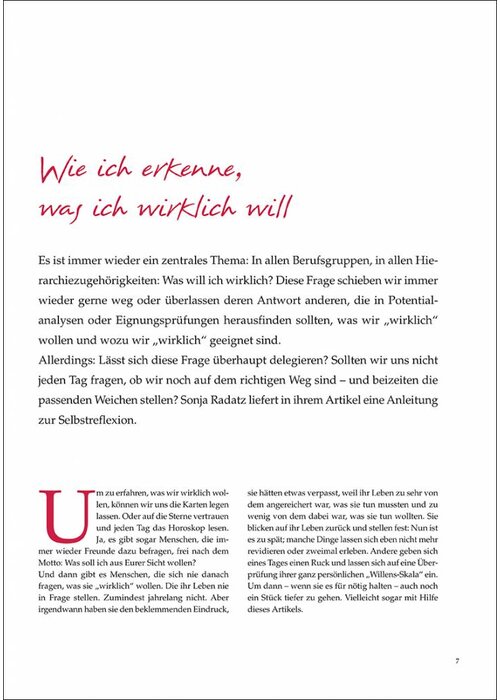 Wie ich erkenne, was ich wirklich will