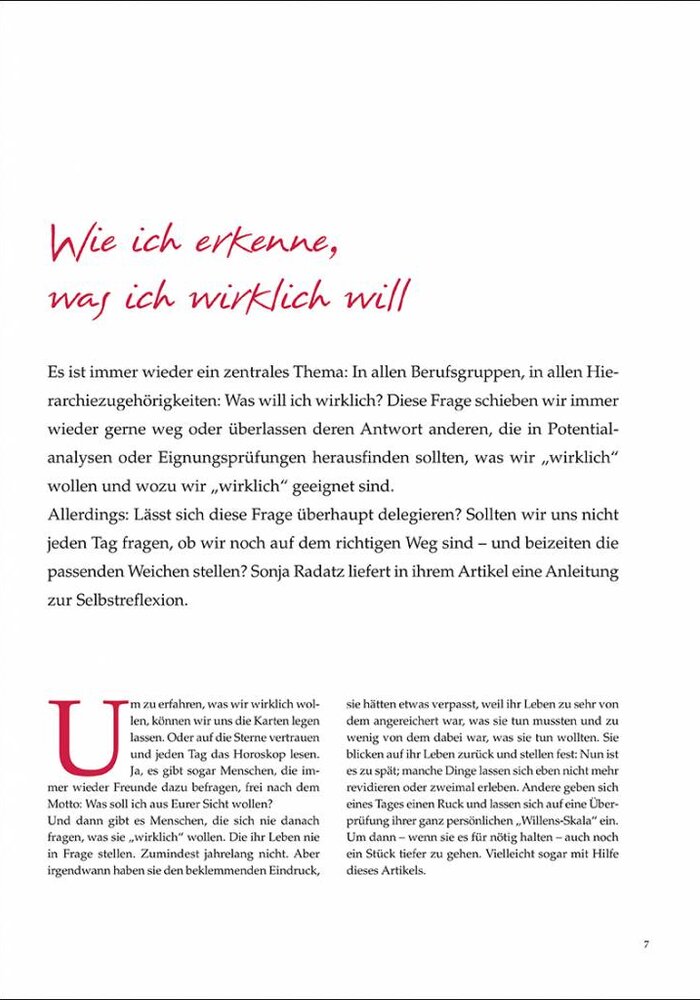 Wie ich erkenne, was ich wirklich will