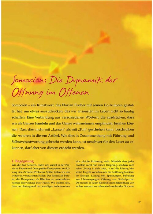 Somoción: Die Dynamik der Öffnung im Offenen