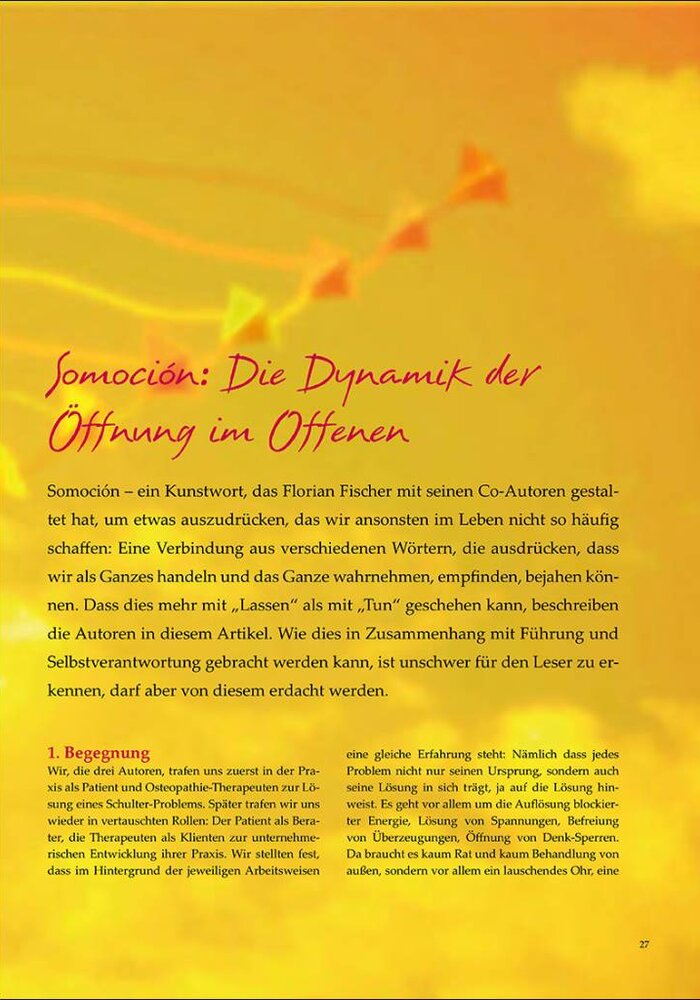 Somoción: Die Dynamik der Öffnung im Offenen