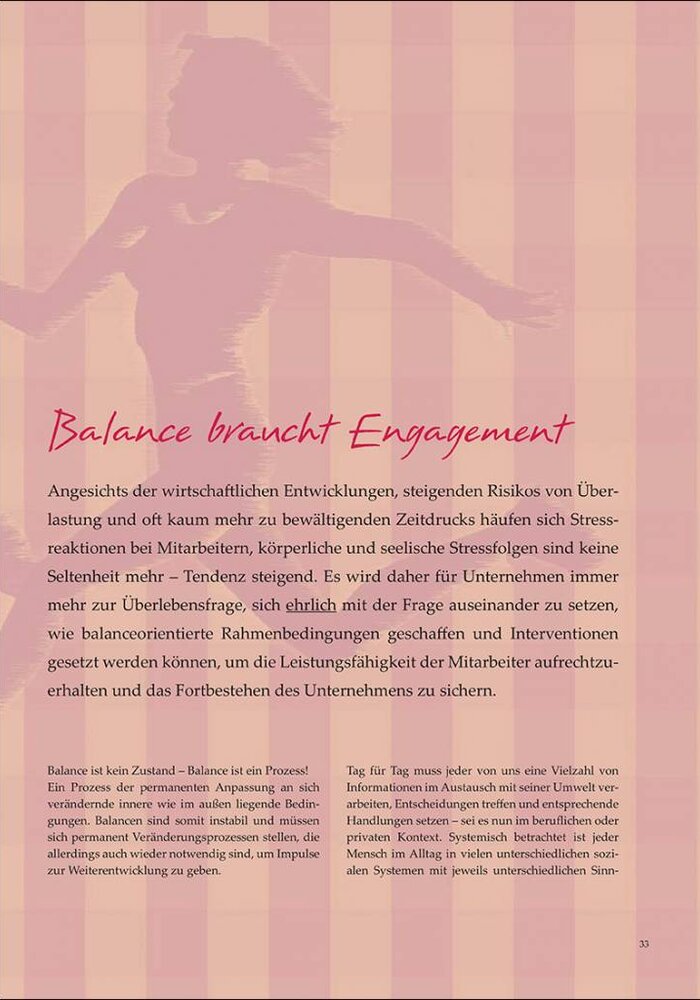 Balance braucht Engagement