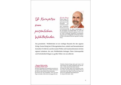12 Kernsätze zum persönlichen Wohlbefinden